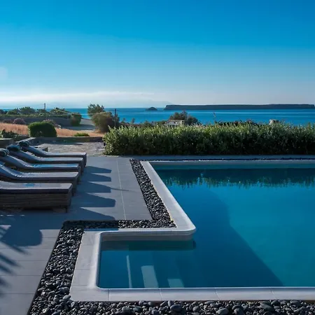 Luxury De Luxe Sea View Private Pool 4 Bdr Tserdakia