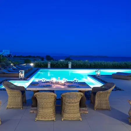 Villa Luxury Paros De Luxe 4 Bedrooms Sea View & Sea Access Chrisi Akti (Paros)